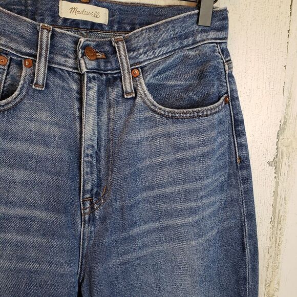 Madewell The Mom Jeans Preppy Classic Sz 27 - Picture 3 of 11